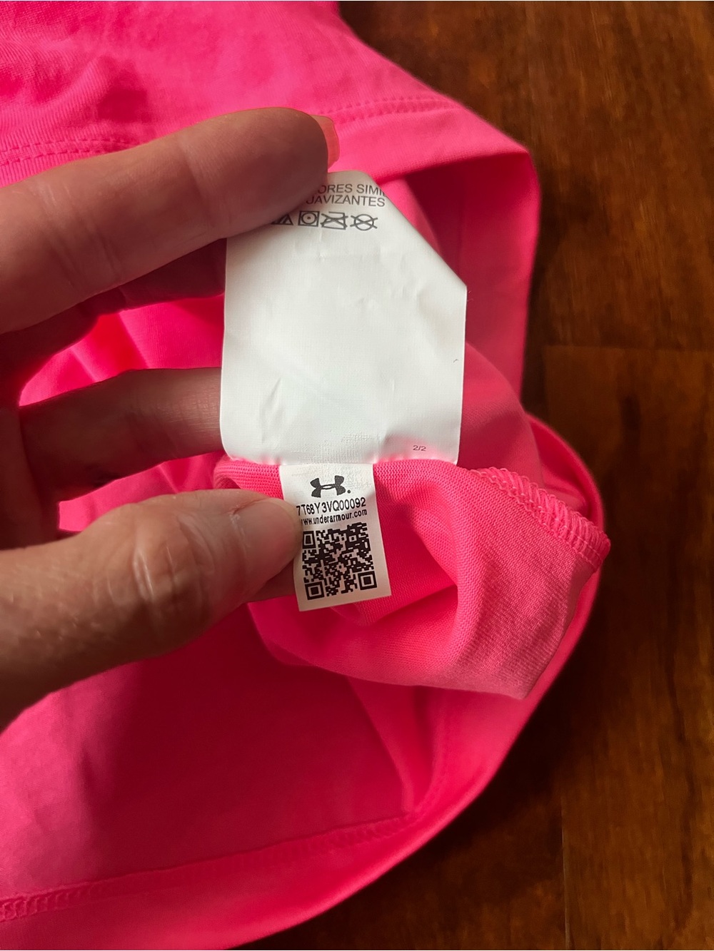 New Under Armour Women’s Neon Pink Short Sleeve Crew Tee - Picture 15 of 15